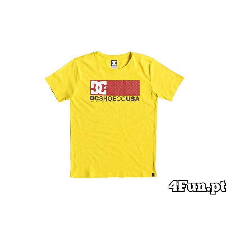 T-SHIRT DC SHOES PILL YARD SS BOY AMARELO